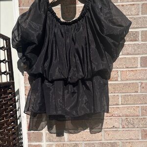 Elegant Black Women's Top